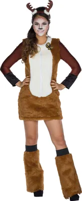 Produktbild von Reh-Kleid mit Stulpen, Groesse:38/40