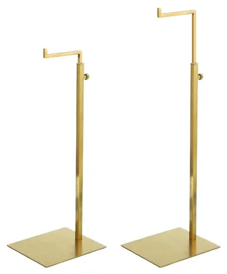Image de Solidchoice - Supports en crochets en acier inoxydable réglables, pour une utilisation à domicile et en magasin