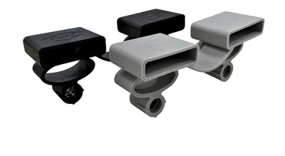 Produktbild von Coemo Kappen Duo 35 x 8 cm Set 10 Stk für Lattenroste Ersatzkappen Schwarz