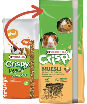 Productafbeelding van Versele-Laga Crispy Cavia muesli | 850 g, 2,5 kg, 9 kg en 20 kg 20KG