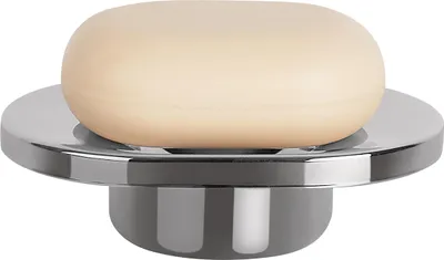 Produktbild von Spirella Seifenschale dekorative Badausstattung Seifenablage "Nyo" Maße: 11,5 x 9 x 3 cm – Silber glänzend