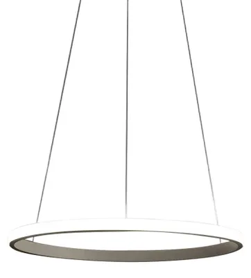 Obrázek produktu pro Moderní závěsné svítidlo Iole Aluminium Titanium and Silicone Led 1 Light 28W