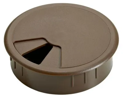 Produktbild von Hettich Kabeldurchführung 47915 Durchmesser 80mm Kunststoff braun - 47915