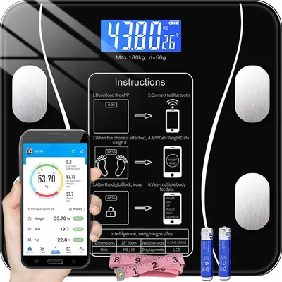 Zdjęcie produktu dla Analityczna Waga Łazienkowa Bluetooth M1G936