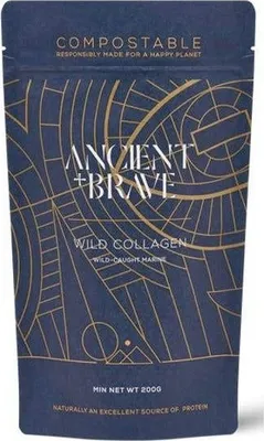 Image de Ancient & Brave Collagène marin sauvage - Collagène marin dans un sachet compostable 200 g