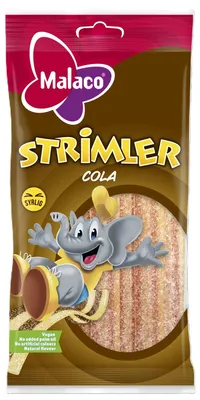 Produktbild von Malaco Strimler Cola 80g