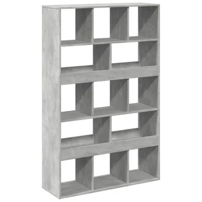 Obrázek produktu pro vidaXL Knihovna betonová šedá 100x33x156,5 cm materiál na bázi dřeva