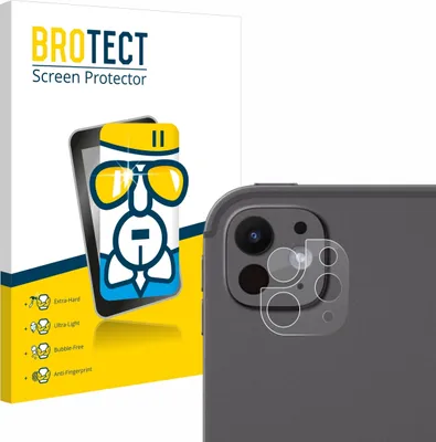 Produktbild von BROTECT Schutzglas für Apple iPad Pro 11" 2024 / 2025 (NUR Kameraschutz) Schutzfolie Panzer Folie Glas Display Schutz klar