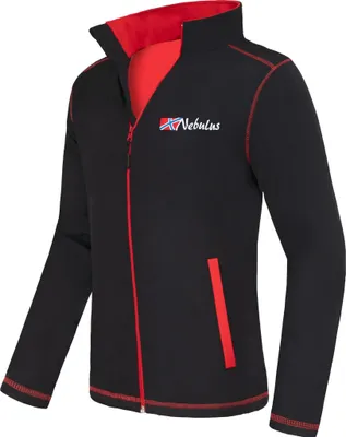 Produktbild von Nebulus Softshelljacke TROPIC Herren, warme Outdoorjacke, praktische & vielseitige Übergangs-Jacke, P5555 - Herren, schwarz-rot, XL