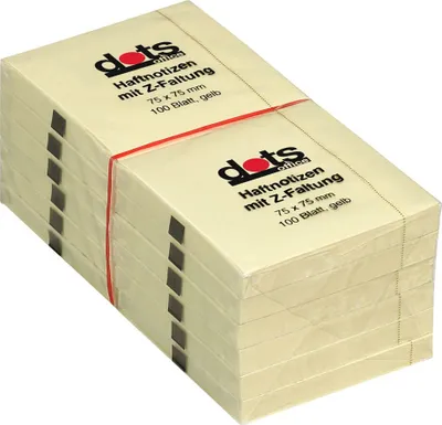 Obrázek produktu pro dots Z-Faltung Haftnotizen R 330 gelb 12 Blöcke