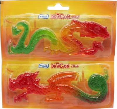 Produktbild von Vidal Drachen Gelee 2x33g Fruchtgummi Blister