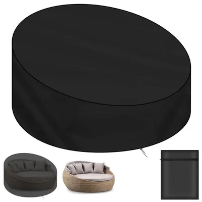 Produktbild von Sonneninsel Abdeckhaube Schutzhülle 190x90x50cm Oxford Wasserdicht Winddicht UV-Schutz Rund