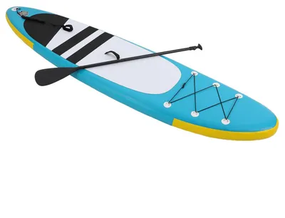 Productafbeelding van Opblaasbaar SUP-board met peddel en veiligheidslijn