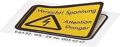 Produktbild von 10 Stück Phoenix Contact Warnschild WS-4K 1004584