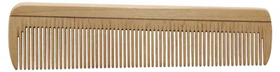 Obrázek produktu pro Hřeben na vlasy, dřevěný, kapesní, 14 cm, 1 kus