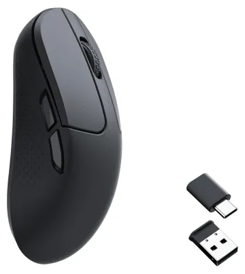 Produktbild von Keychron M3 Mini Wireless Maus Optisch, USB, Bluetooth, 2.4GHz, 26000 DPI, 1000 Hz, Schwarz M3M-A1