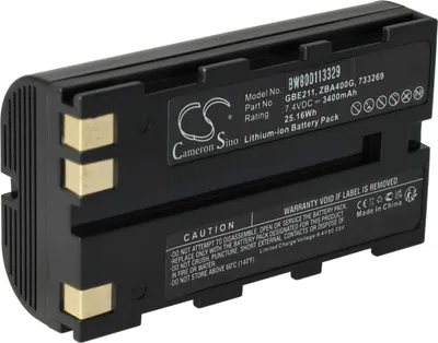 Produktbild von vhbw Akku Ersatz für Leica GBE221, GEB211, GBE211, GEB212, 772806, 724117, 733270, 733269 für Lasermessgerät, Messgerät (3400 mAh, 7,4 V, Li-Ion)