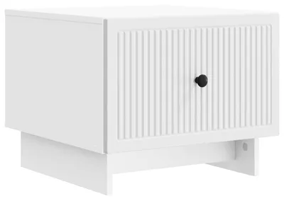 Zdjęcie produktu dla Stolik kawowy Biały 49 x 50 x 40 cm Drewno inżynieryjne
