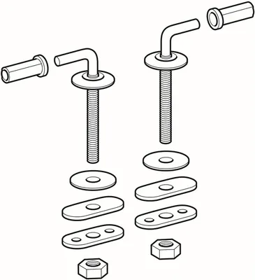 Produktbild von Geberit Geberit Scharniere passend zu 572050 576200