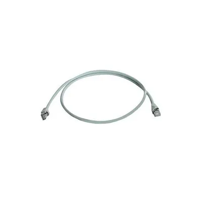 Produktbild von Telegärtner 100008382 RJ45 Network cable, patch cable CAT 5e F/UTP 2.00 m Grey Flame-retardant, incl. detent 1 pc(s)