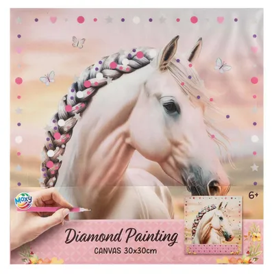 Image de Diamond Painting met Paarden