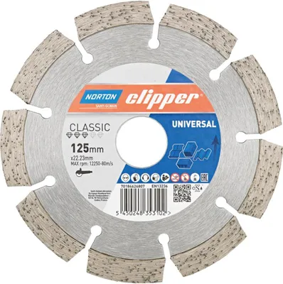 Produktbild von Norton Clipper Diamantscheibe Classic Universal Ø 125x22,23 mm