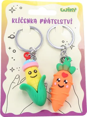 Obrázek produktu pro Klíčenka 2ks - Zelenina