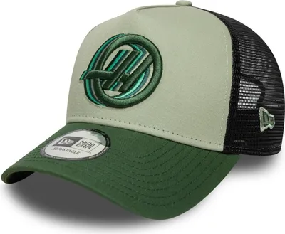 Produktbild von New Era A-Frame Snapback Trucker Cap - F1 HAAS grün