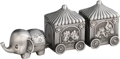 Produktbild von Zahnbox aus Metall für Kinder, Jungen und Mädchen, zum ersten Geburtstag