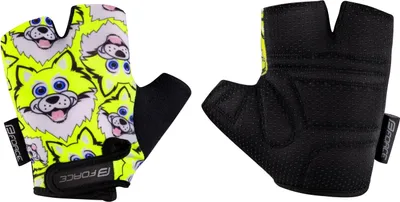 Produktbild von Handschuhe FORCE WOLFIE KID  gelb-weiss : Größe - XL Größe: XL