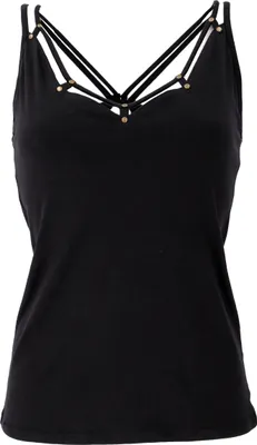 Produktbild von Goa Psytrance Top, Pixi Top, Boho Top - Schwarz, Damen, Elasthan,Baumwolle, Größe: M/L