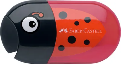 Zdjęcie produktu dla Faber-Castell 183522 Podwójna temperówka FABER-CASTELL "Animals", w displayu