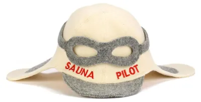 Image de Serviette de sauna en feutre de laine biologique à 100 %, idéale pour le banya