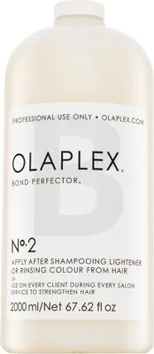 A bottle of Olaplex Bond Perfector No.2.