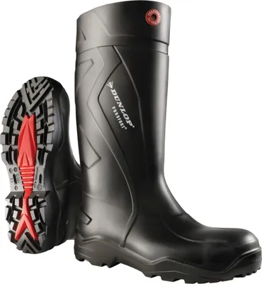 Produktbild von DUNLOP Gummistiefel Purofort Stiefel 43, Schwarz