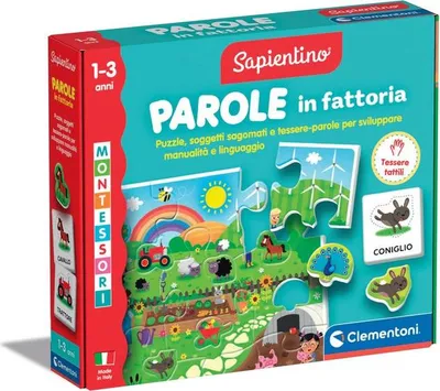 Immagine prodotto di Clementoni Sapientino Montessori - Parole In Fattoria
