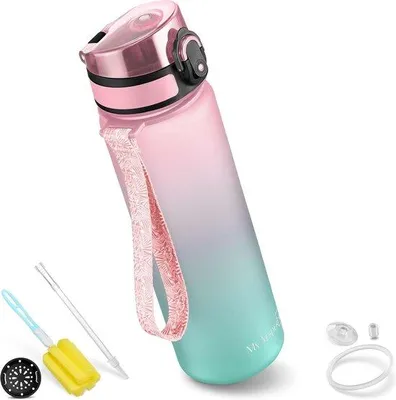 Obrázek produktu pro Průhledná láhev na vodu Tritan 500 ml bez BPA pro děti