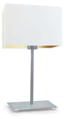 Zdjęcie produktu dla Lampka nocna na biurko lampa biurkowa LED z abażurem prostokąt MOTO