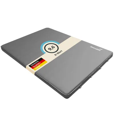 Produktbild von Skandika Premium Easy Isomatte Double 3D | 10 cm dick, selbstaufblasend, leicht, faltbar, selbstfüllender Schaumstoff, Campingunterlage, Gästematratze