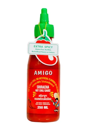 Produktbild von AMIGO Sriracha Chilisauce 250ml | HOT Chilli Sauce | Chillisauce