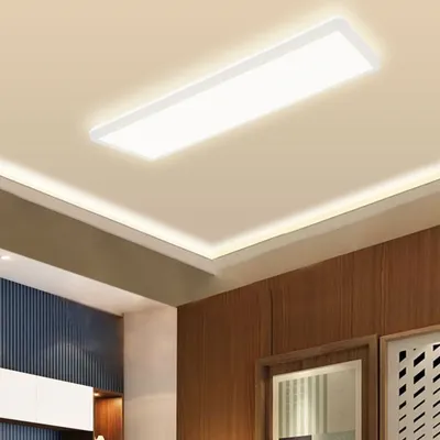 Produktbild von LED Deckenlampe Flach PULS eckig 23W Neutralweiß – Aufputzlampe mit Backlight, 230V, IP20
