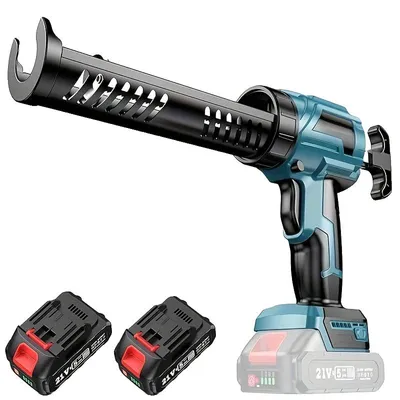Immagine prodotto di Pistola sigillante a batteria, quattro velocità, luce LED, con 2 batterie