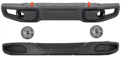 Imagen del producto de Kit de carrocería para Jeep Wrangler Rubicon JK, modelos de 2007 a 2017, estilo "Hard Rock" conmemorativo del 10º aniversario.