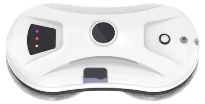 Image de Robot nettoyeur de vitres, forte puissance d'aspiration, télécommande facile à utiliser, couleur : blanc