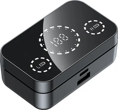 Produktbild von YD08 Mirror Wireless BT 5.3 Headset Aufladbar fuer Handys HD LED Digital Display