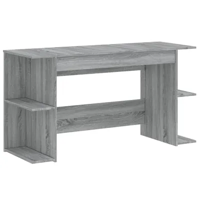 Obrázek produktu pro vidaXL Psací stůl Grey Sonoma 140x50x75 cm výrobek z odvozeného dřeva