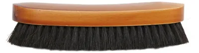 Image de Brosse à vêtements Luva en crin noir 17 cm