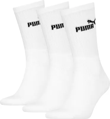 Obrázok produktu pre Puma - Ponožky pre mužov/dámy uni (3-pack) CS2505 (35 EU - 38 EU) (White)