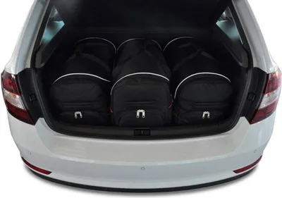 Zdjęcie produktu dla Torby do bagażnika SKODA RAPID SPACEBACK 2012-2018 3szt KJUST