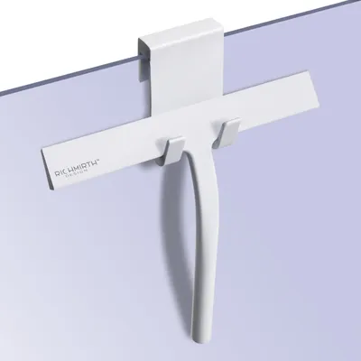 Image de Set de raclettes pour douche Silicone Bain de fenêtre Raclette pour verre Acier inoxydable